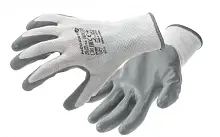 Перчатки рабочие с нитриловым покрытием GLAN размер 9 — купить оптом и в розницу в интернет магазине GTV-Meridian.